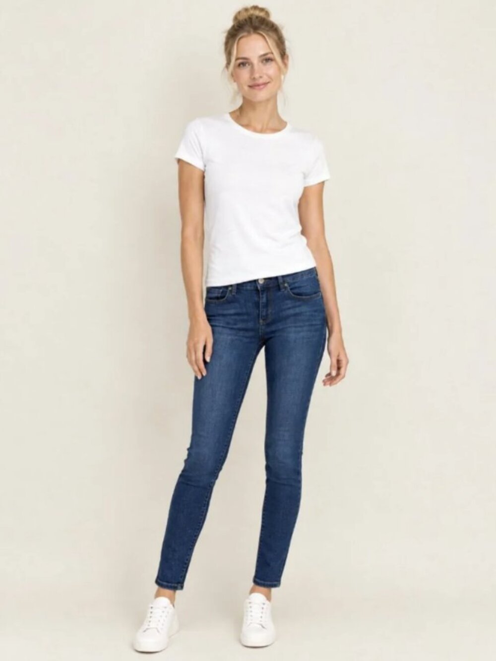 Lucky Brand Stella Skinny Mid Rise Ankle Jeans Size 0/25 #2636
